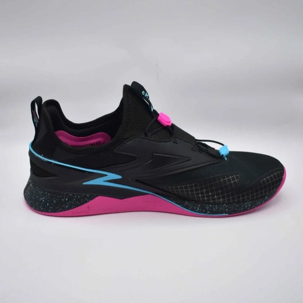 Reebok Nano X3 Froning Training Shoes Sneakers Men's Size 10 Black Pink Cyan NEW